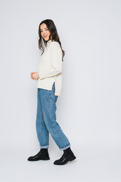 Lita-Mock Neck Pullover